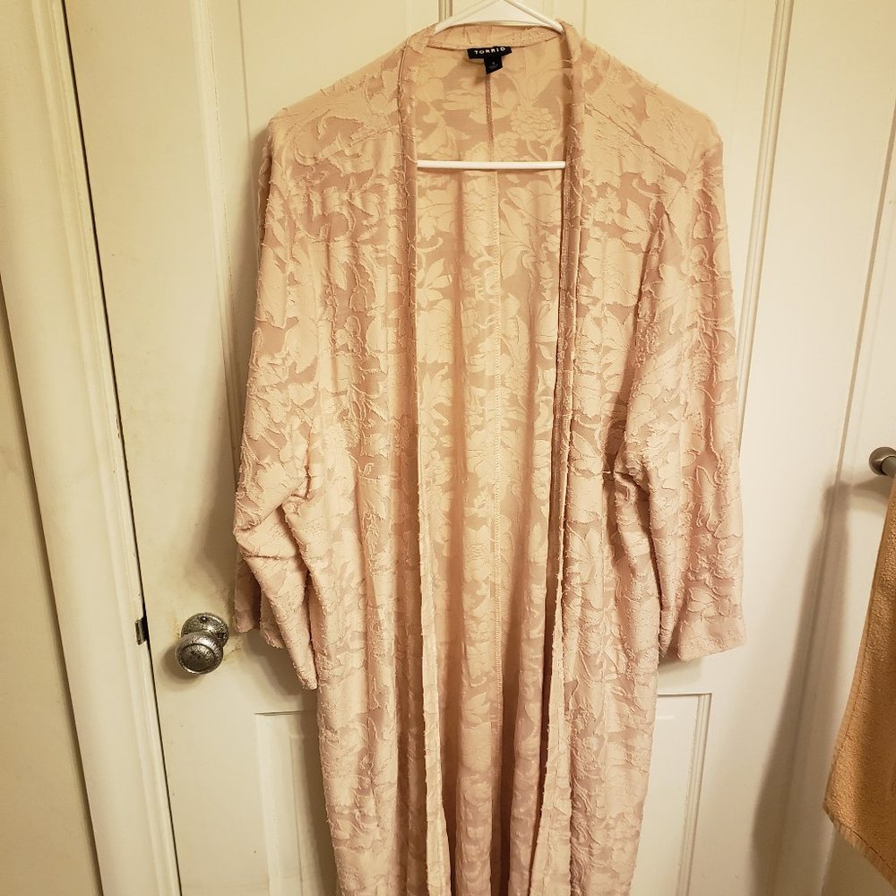 Torrid floral kimono cardigan